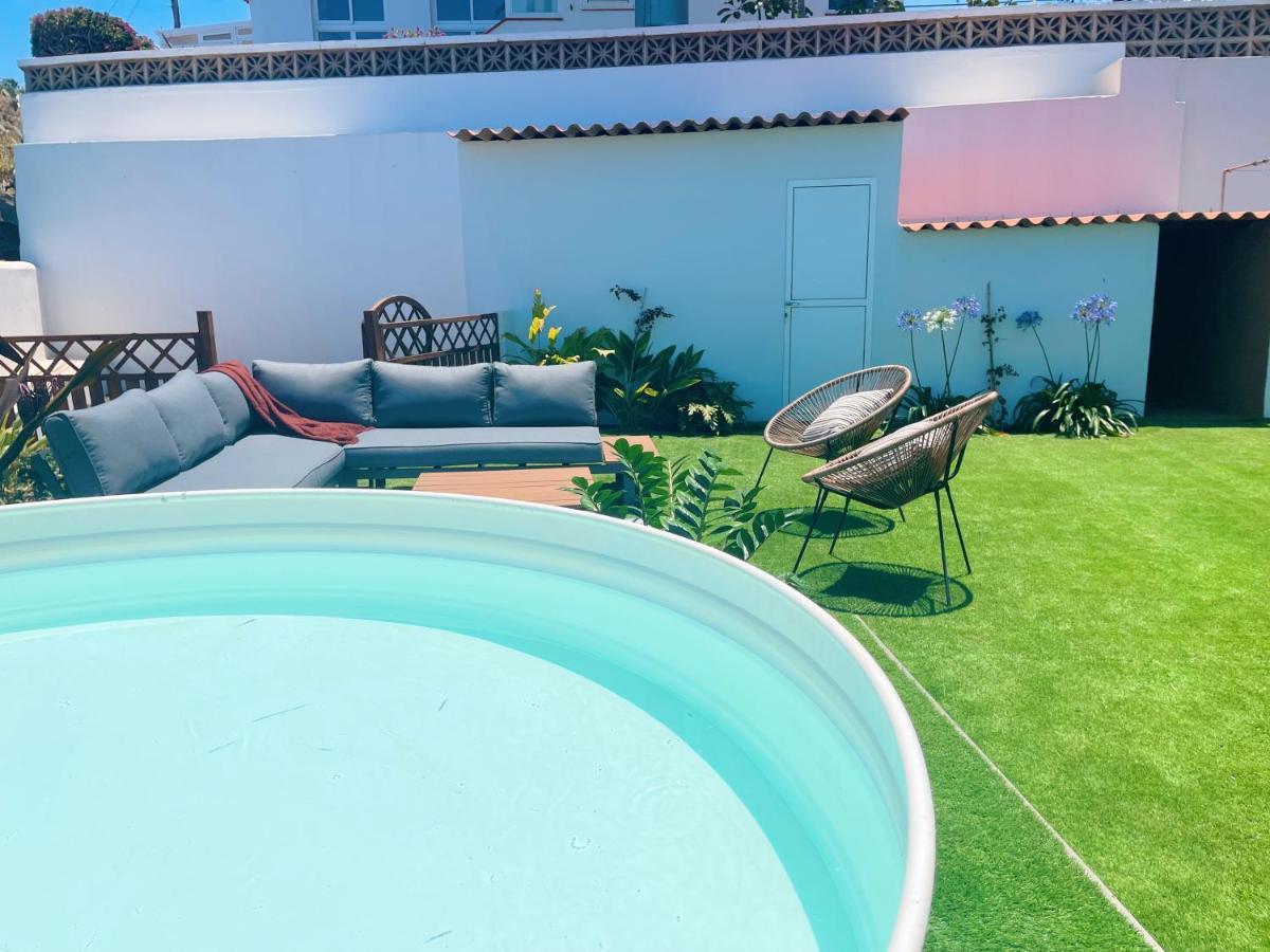 Casa Con Piscina Y Jardin Con Vistas Al Mar Βίλα Puerto de la Madera Εξωτερικό φωτογραφία